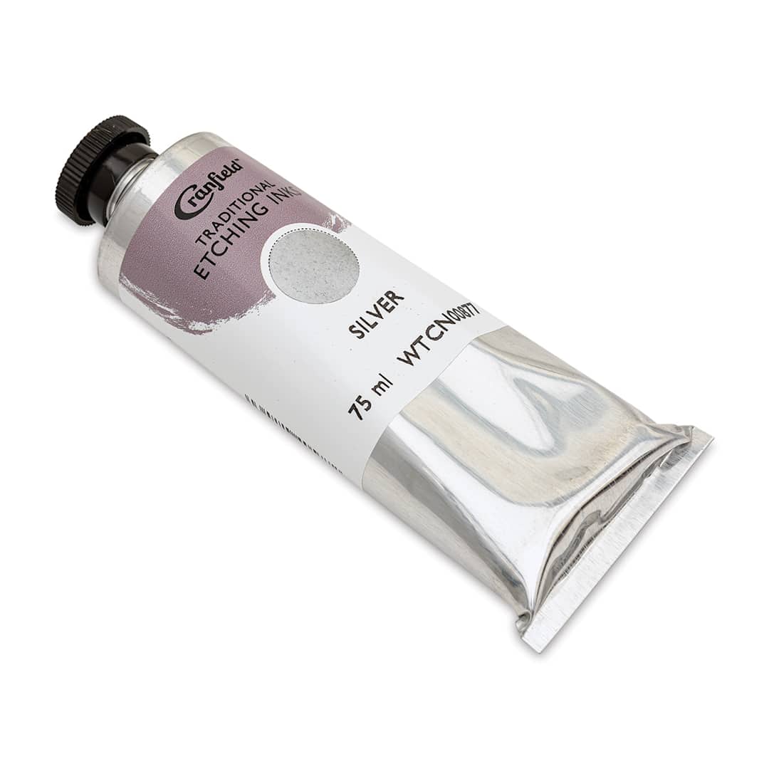 Open in modal - Cranfield Traditional Etching Ink - Silver, 75 ml