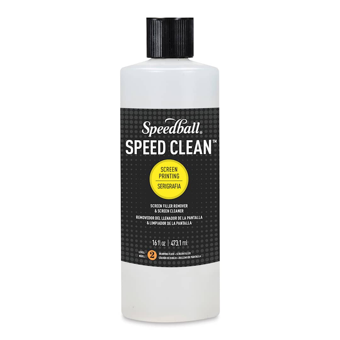 Open in modal - Speedball Speed Clean Screen Cleaner - Squeeze Bottle, 16 oz