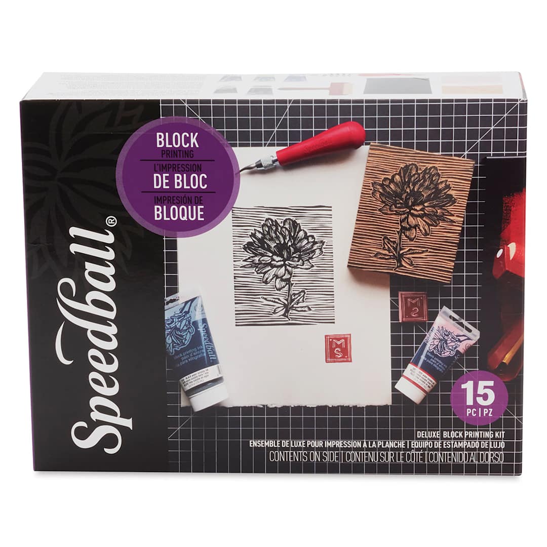 Open in modal - Speedball Deluxe Block Printing Kit