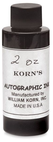 Open in modal - Korn's Autographic Ink - Front of 2 oz bottle
