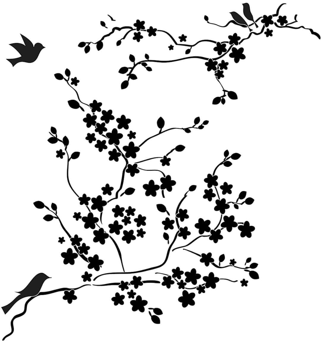 Open in modal - The Crafter's Workshop Stencils Cherry Blossom - Peggable