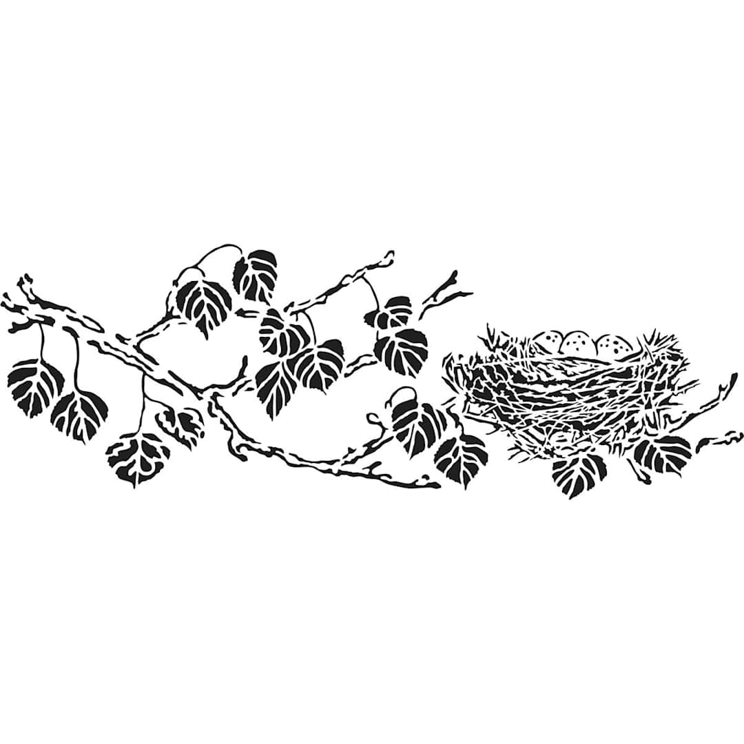 Open in modal - The Crafter's Workshop Stencils Blessed Nest