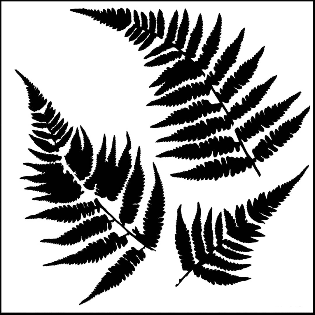 Open in modal - The Crafter's Workshop Stencils Ferns - Peggable