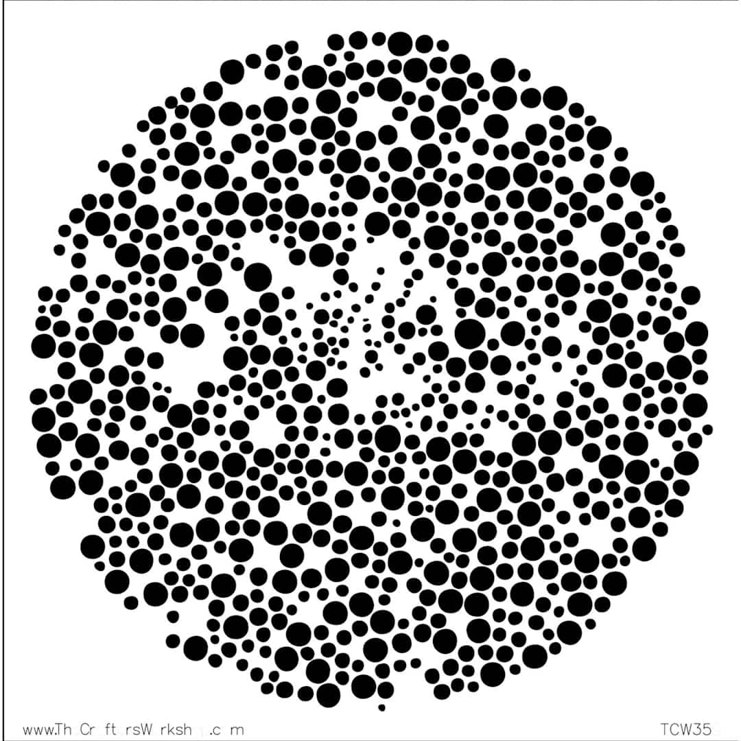 Open in modal - The Crafter's Workshop Stencils Microbial - Peggable