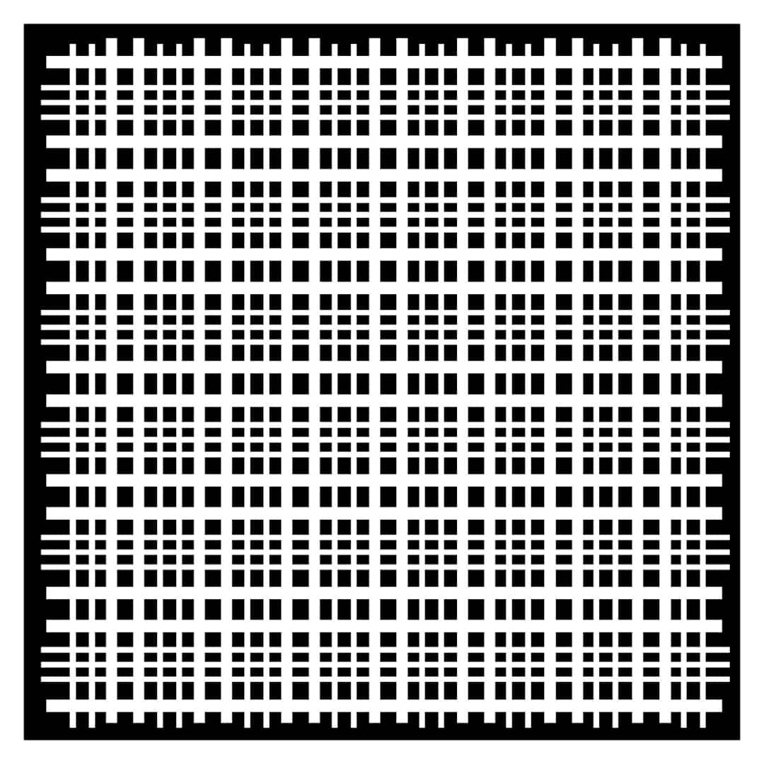 Open in modal - The Crafter's Workshop Stencils Plaid Fringe