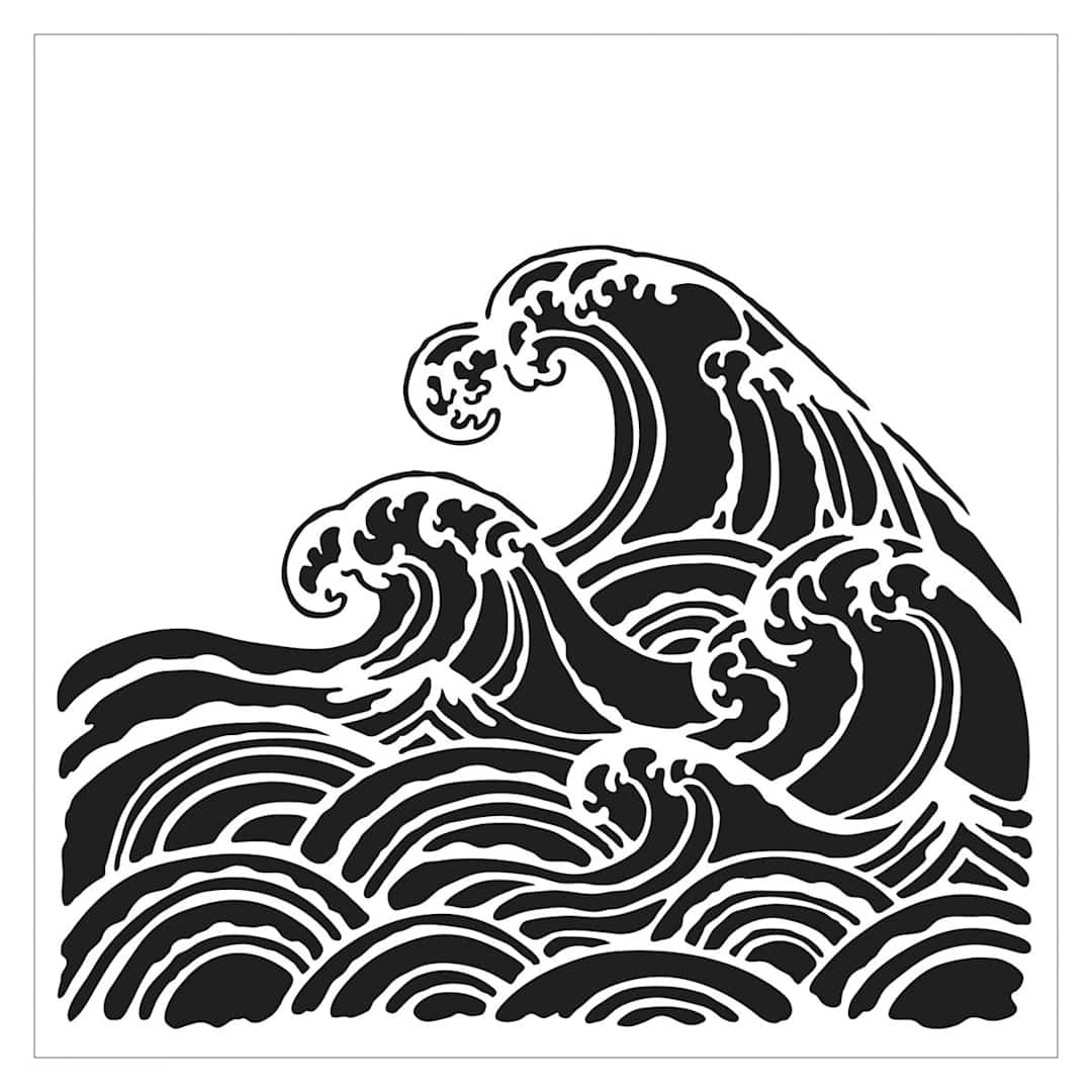 Open in modal - The Crafter's Workshop Stencils Wave
