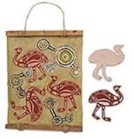 Open in modal - aboriginal bark painting