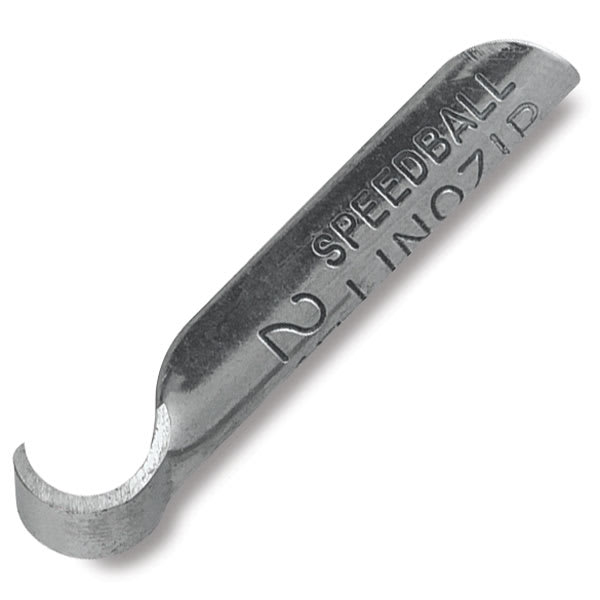 Open in modal - Speedball Linozips - Large U Gouge cutter shown at angle