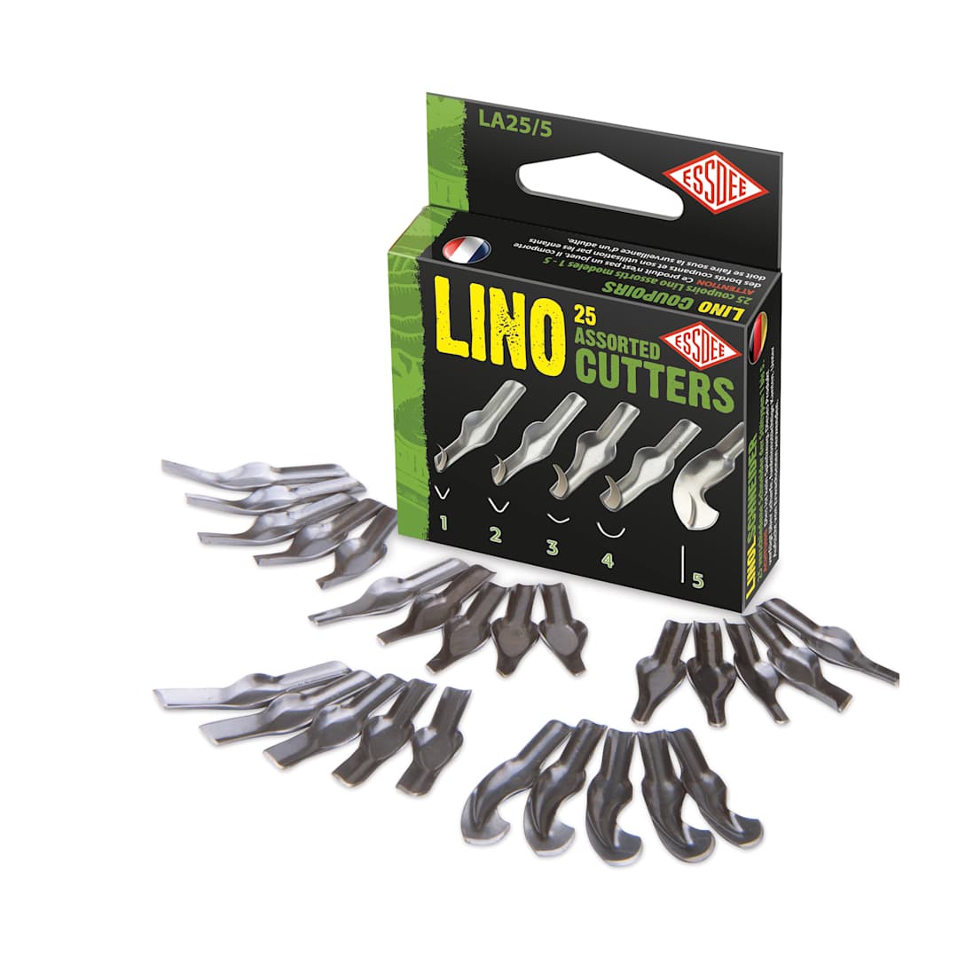 Open in modal - Essdee Lino Cutter Blades - #1 - #5, Pkg of 25 (With package)
