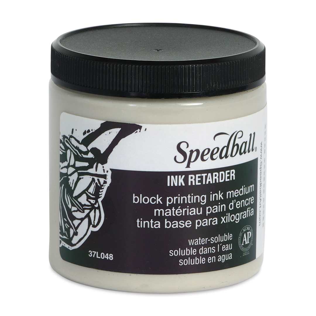 Open in modal - Speedball Water-Soluble Block Printing Ink Retarder - 8 oz (Front of jar)