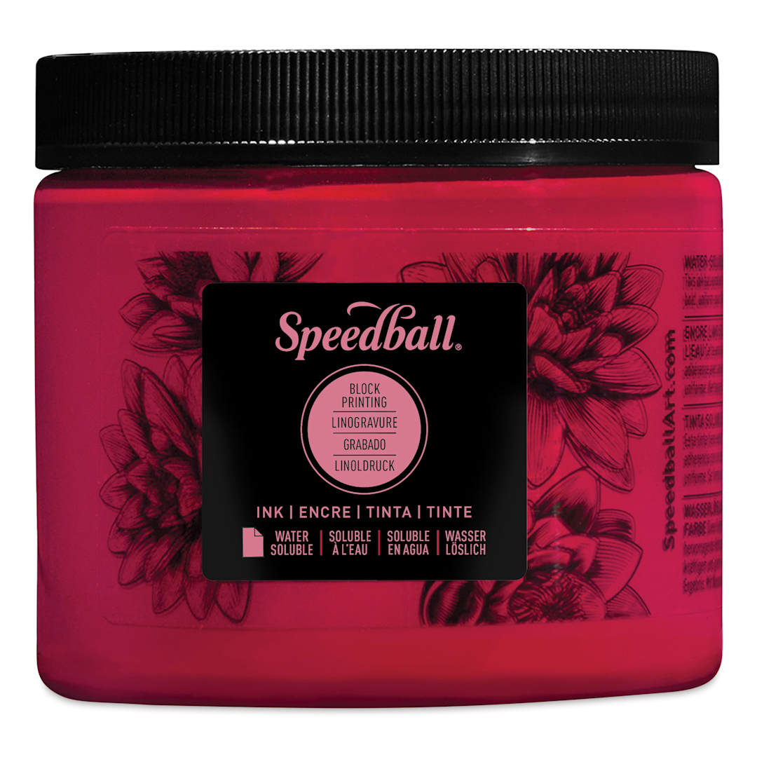 Open in modal - Speedball Water-Soluble Block Printing Ink - Process Magenta, 16 oz