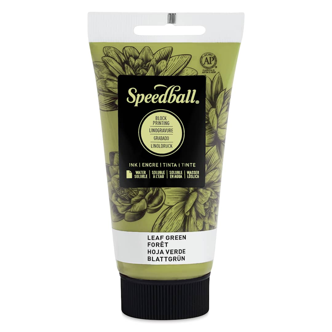 Open in modal - Speedball Water-Soluble Block Printing Ink - Leaf Green, 2.5 oz