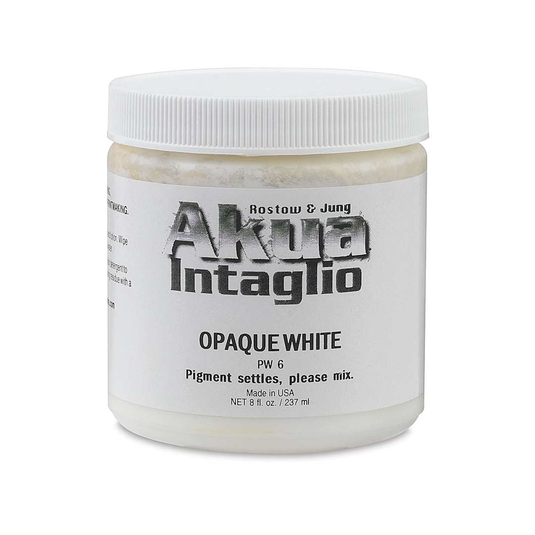 Open in modal - Akua Intaglio Ink - Opaque White, 237 ml