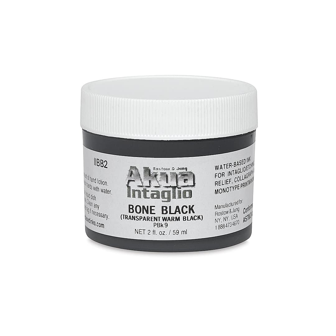 Open in modal - Akua Intaglio Ink - Bone Transparent Black, 59 ml