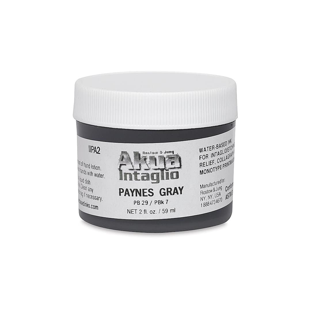 Open in modal - Akua Intaglio Ink - Paynes Gray, 59 ml