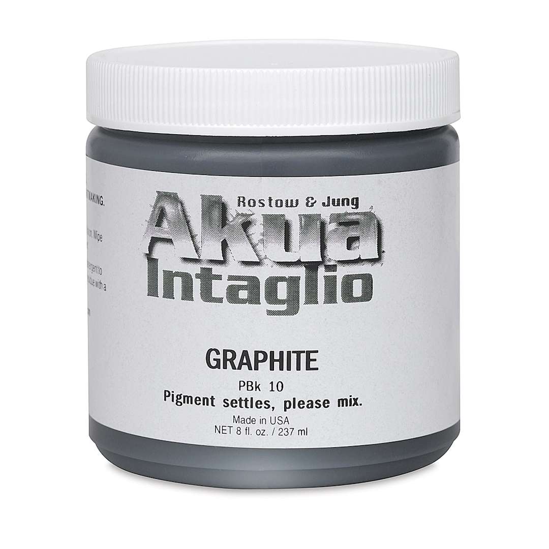 Open in modal - Akua Intaglio Ink - Graphite, 237 ml