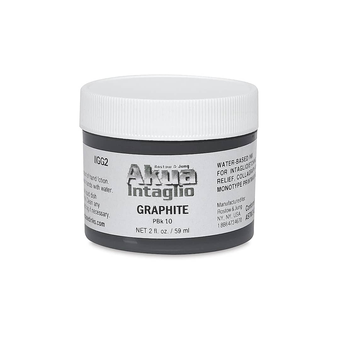 Open in modal - Akua Intaglio Ink - Graphite, 59 ml