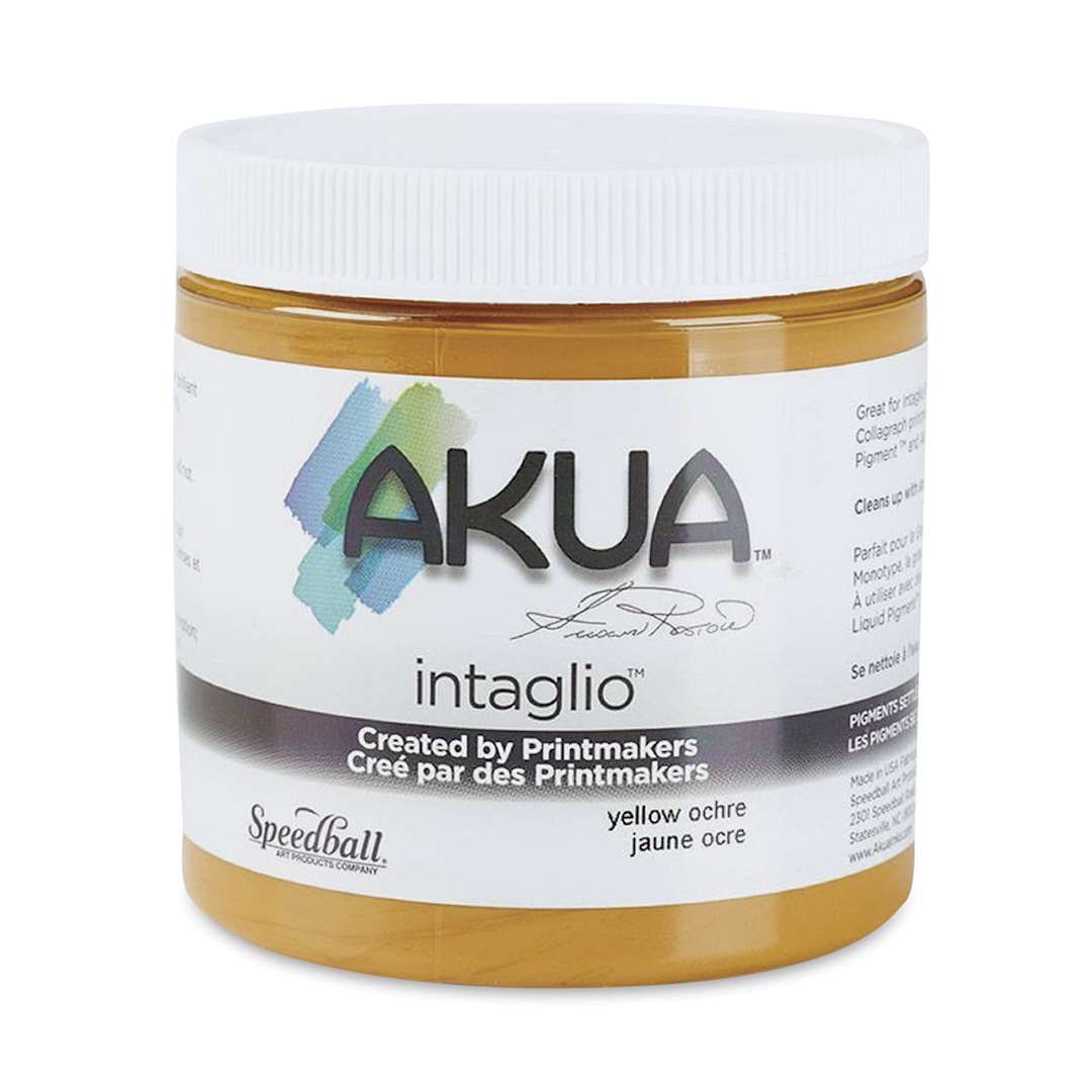 Open in modal - Akua Intaglio Ink - Yellow Ochre, 237 ml