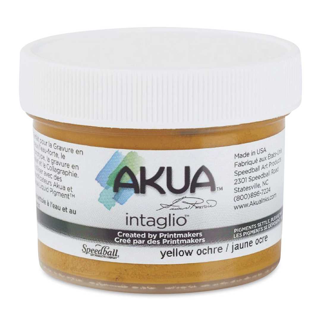 Open in modal - Akua Intaglio Ink - Yellow Ochre, 59 ml