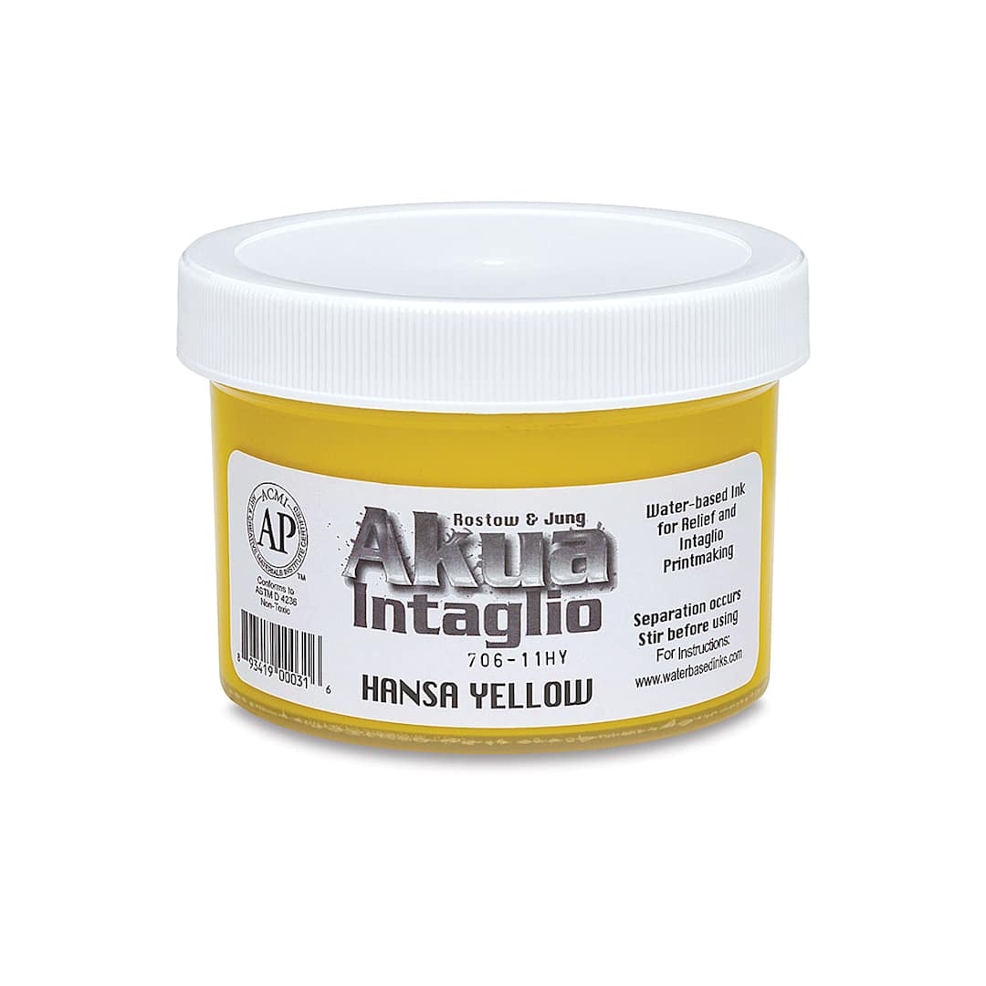 Open in modal - Akua Intaglio Ink - Hansa Yellow, 237 ml