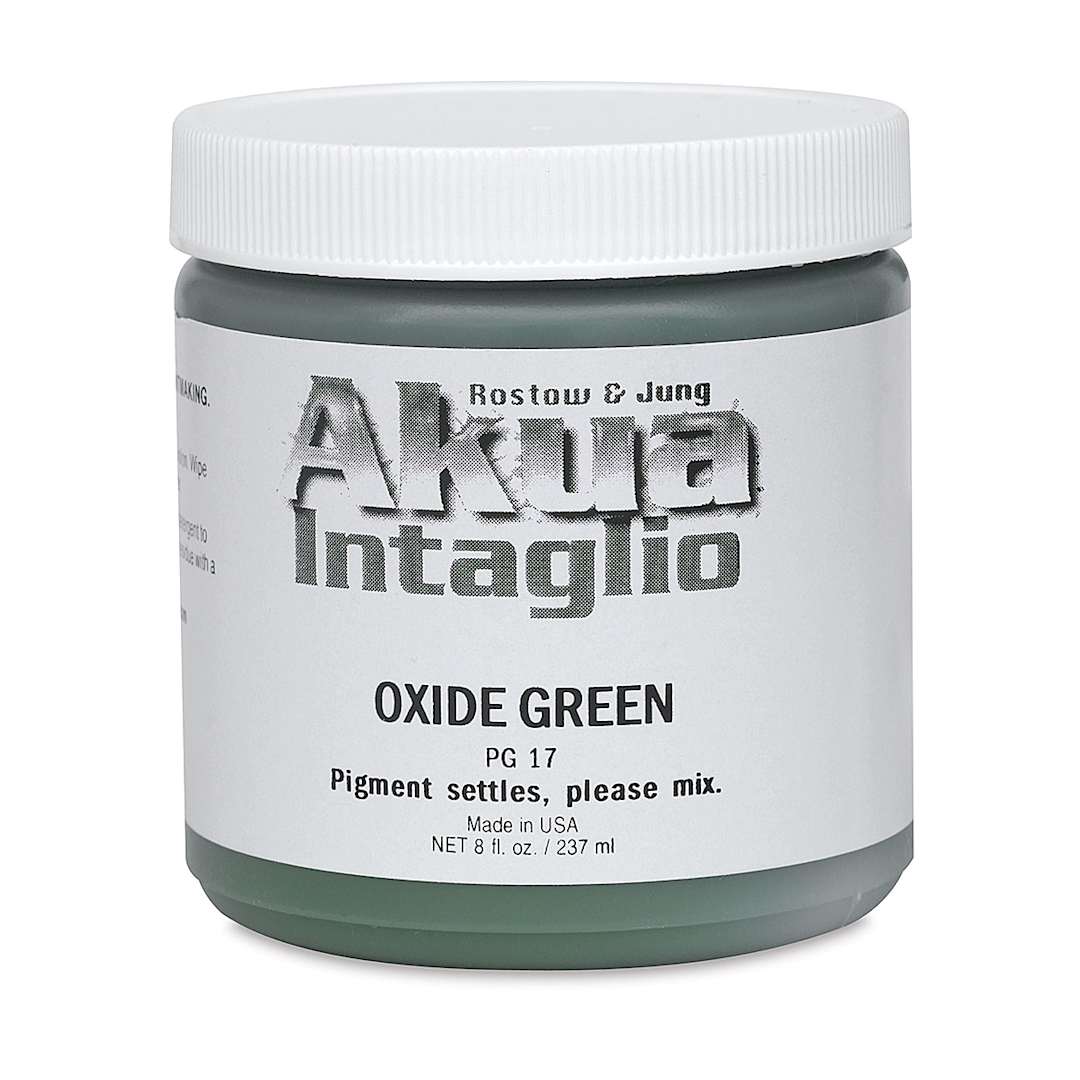 Open in modal - Akua Intaglio Ink - Oxide Green, 237 ml