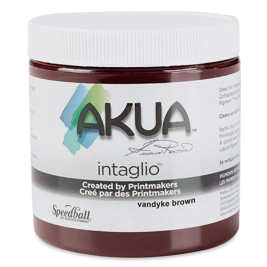 Open in modal - Akua Intaglio Ink - Van Dyke Brown, 237 ml