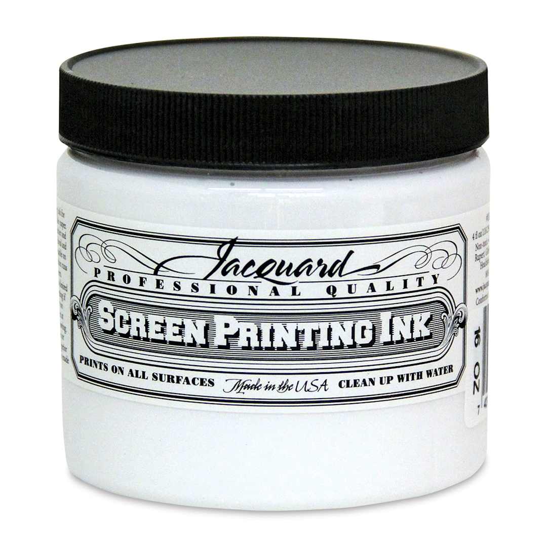 Open in modal - Jacquard Screen Printing Ink - White, 16 oz