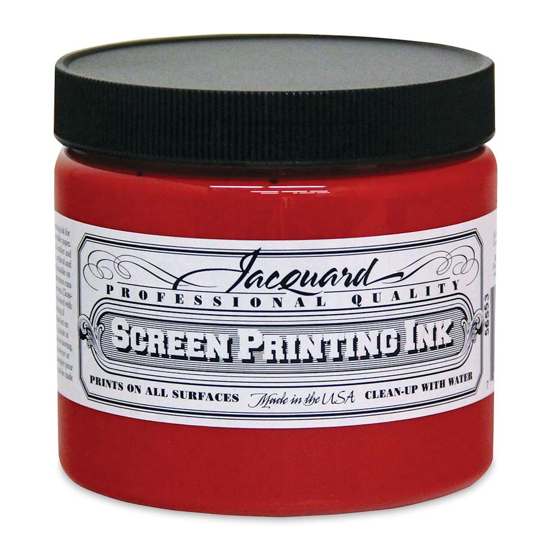 Open in modal - Jacquard Screen Printing Ink - Red, 16 oz