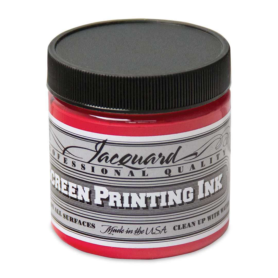 Open in modal - Jacquard Screen Printing Ink - Opaque Red, 4 oz