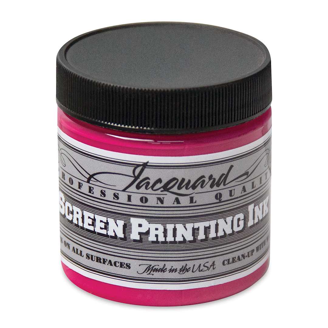 Open in modal - Jacquard Screen Printing Ink - Opaque Rubine, 4 oz