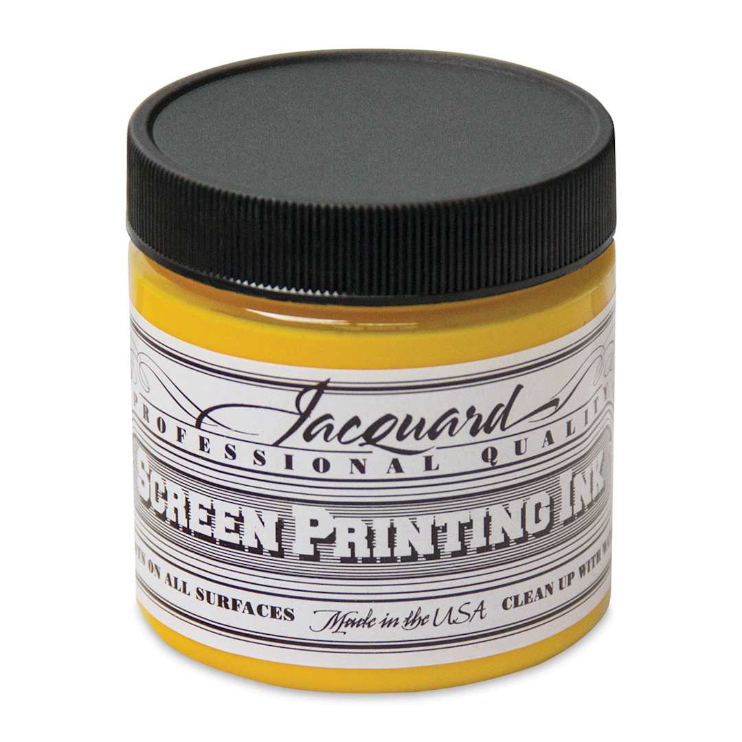 Open in modal - Jacquard Screen Printing Ink - Yellow, 4 oz