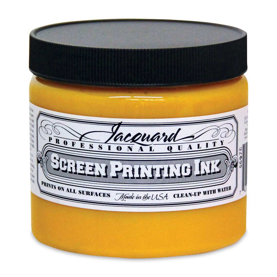 Open in modal - Jacquard Screen Printing Ink - Yellow, 16 oz