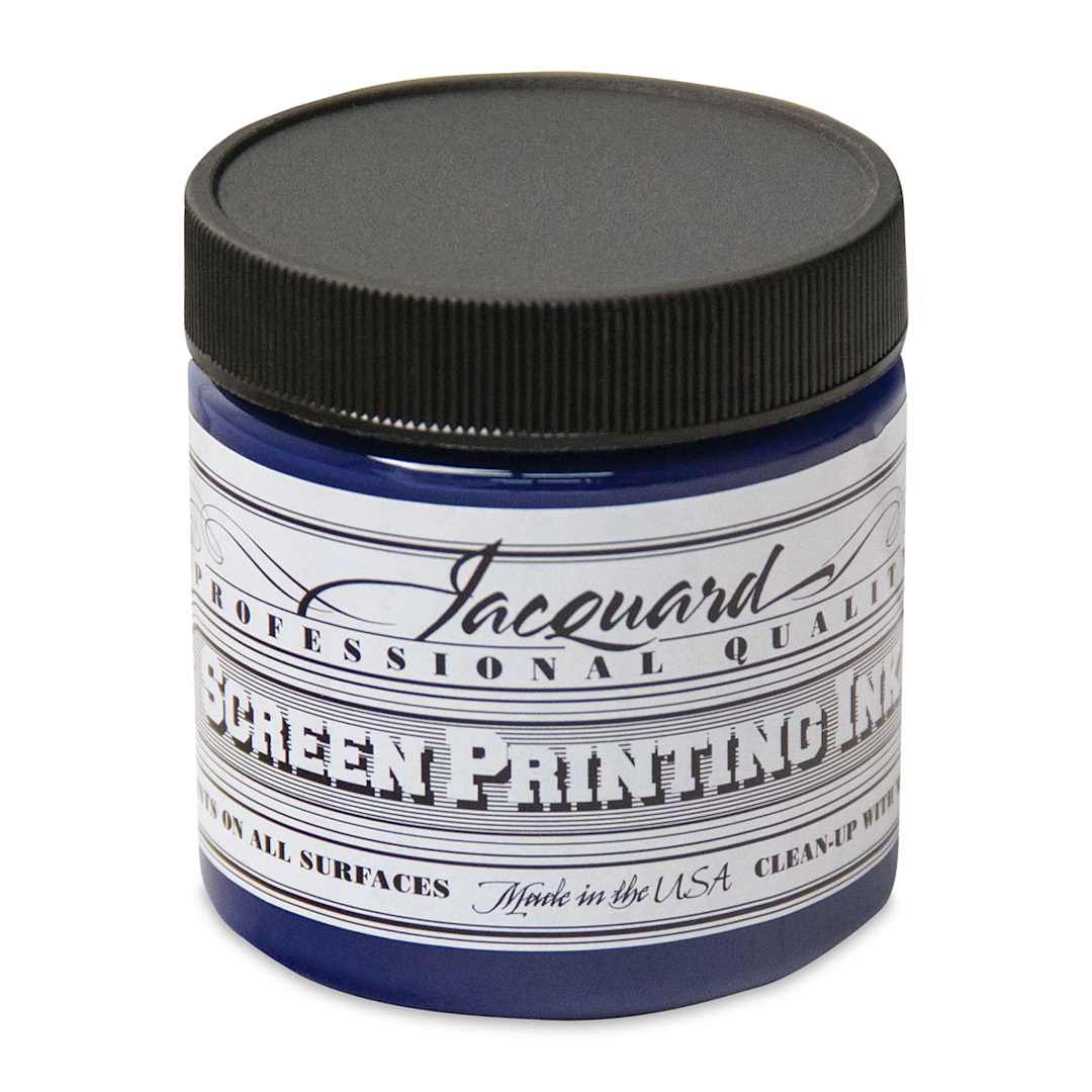 Open in modal - Jacquard Screen Printing Ink - Blue, 4 oz