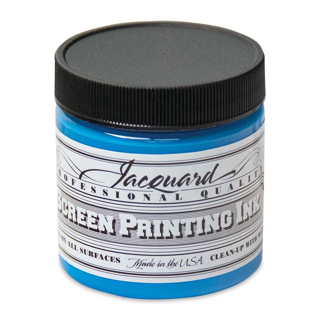 Open in modal - Jacquard Screen Printing Ink - Sky Blue, 4 oz