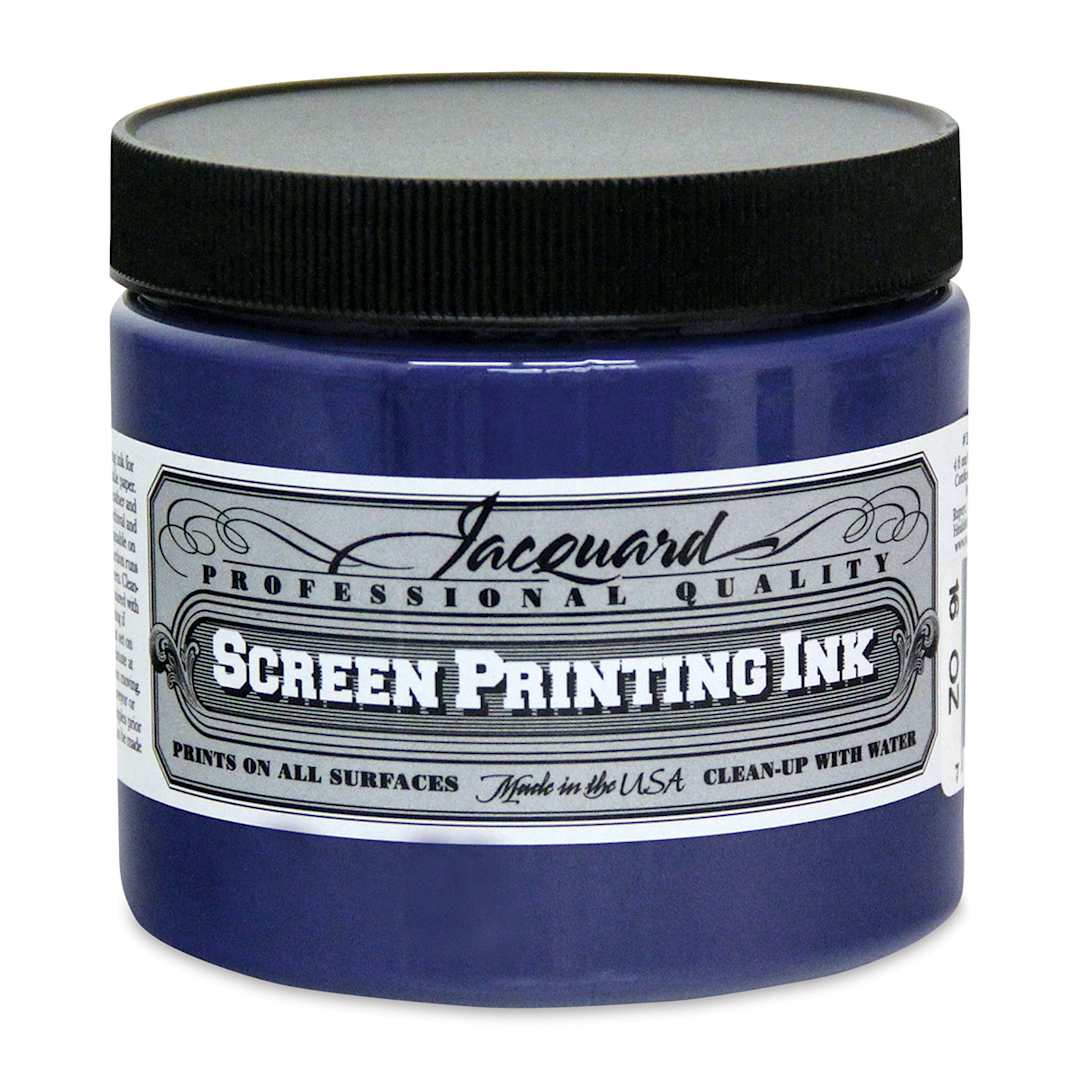 Open in modal - Jacquard Screen Printing Ink - Opaque Navy, 16 oz
