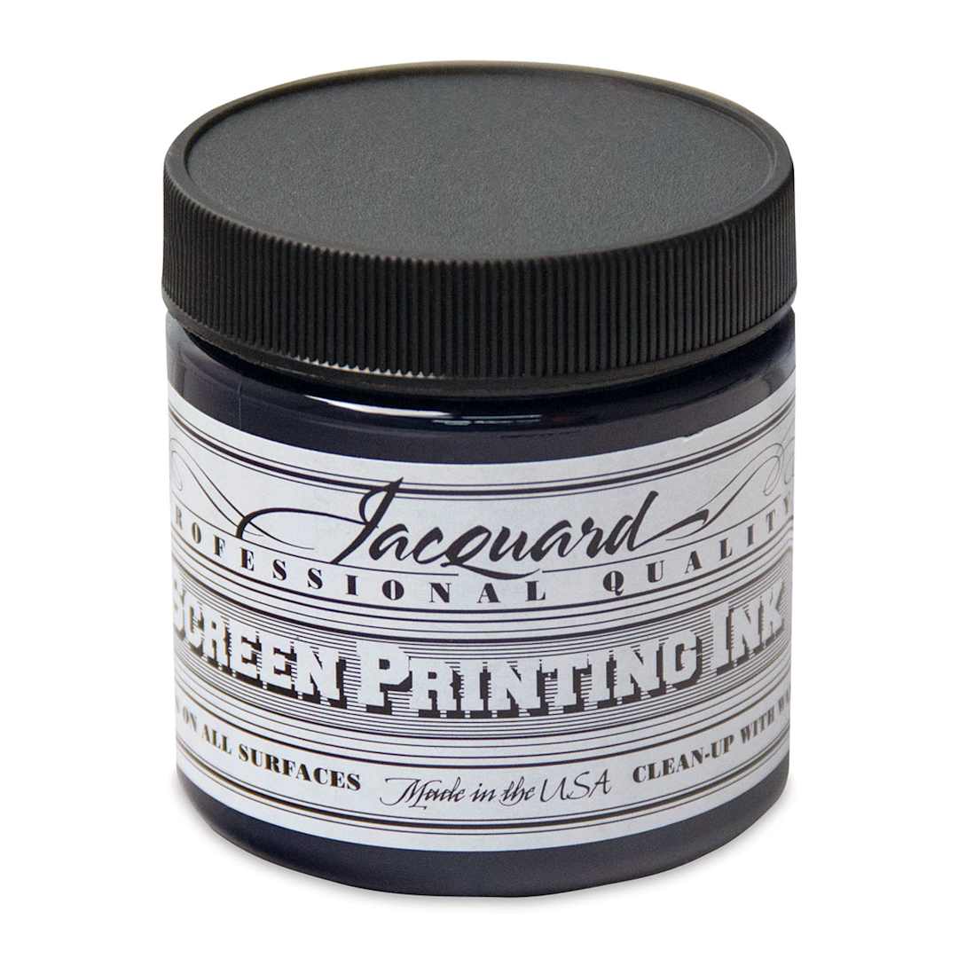 Open in modal - Jacquard Screen Printing Ink - Navy, 4 oz
