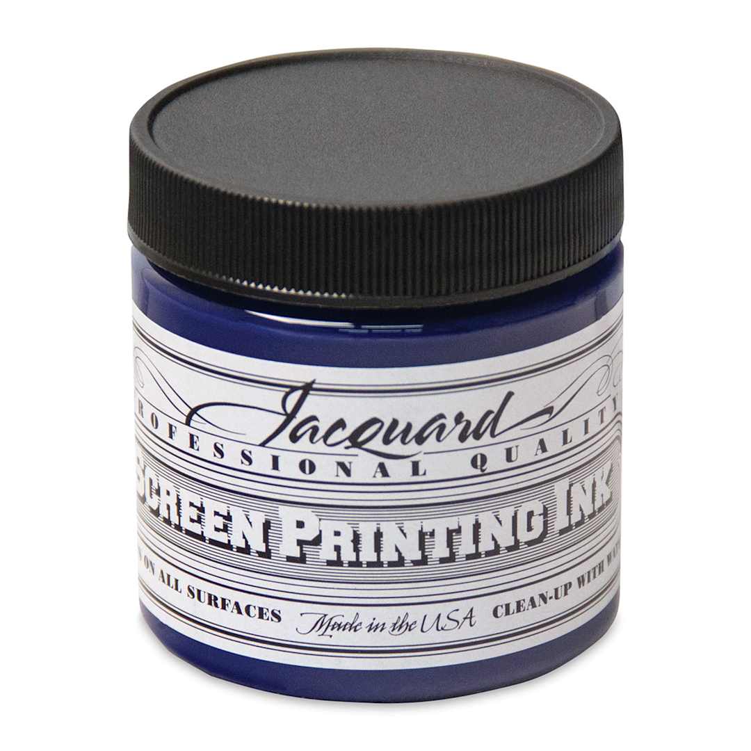 Open in modal - Jacquard Screen Printing Ink - Royal Blue, 4 oz