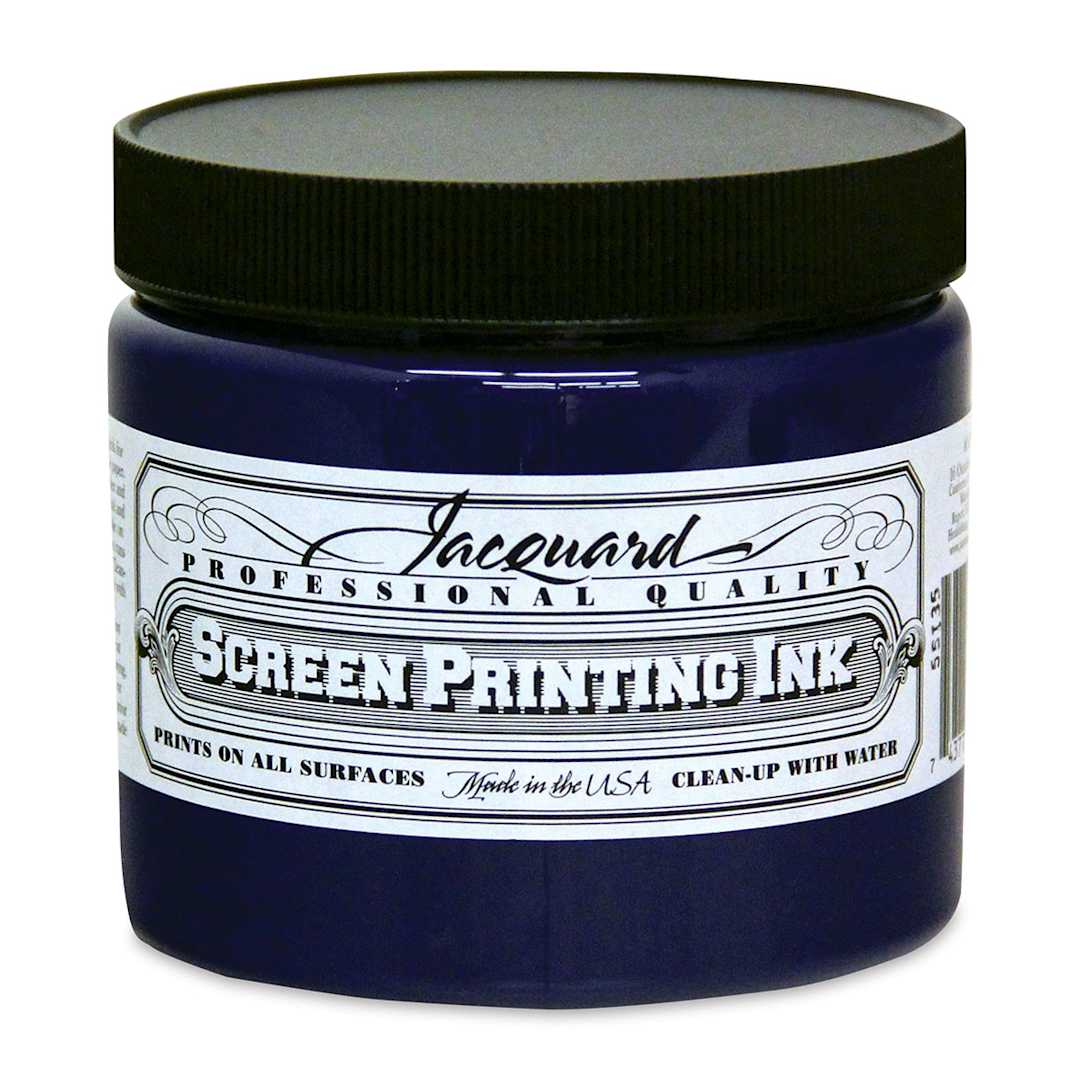 Open in modal - Jacquard Screen Printing Ink - Royal Blue, 16 oz