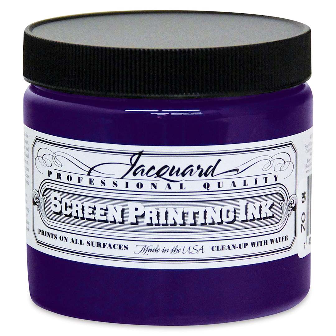 Open in modal - Jacquard Screen Printing Ink - Opaque Violet, 16 oz