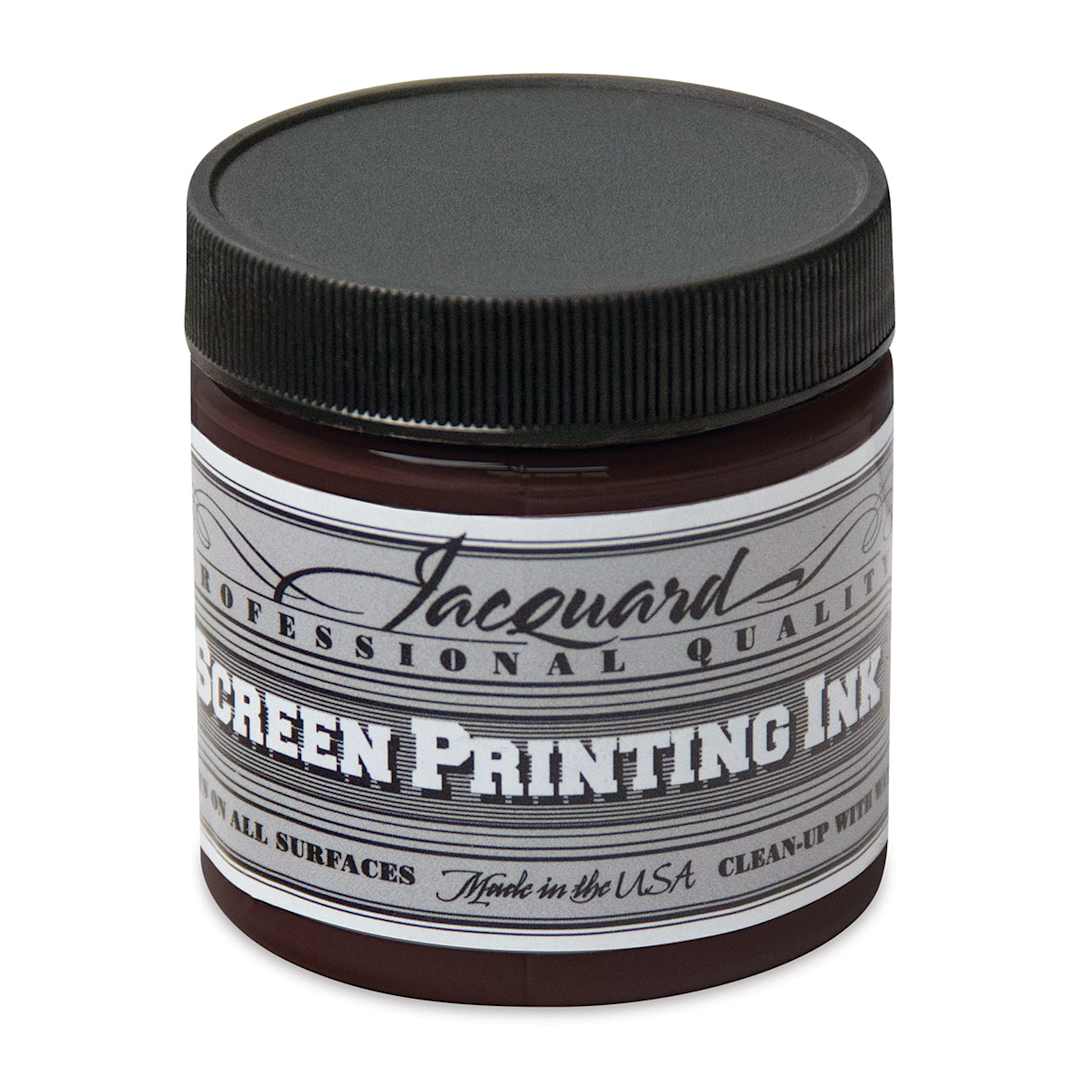 Open in modal - Jacquard Screen Printing Ink - Brown, 4 oz