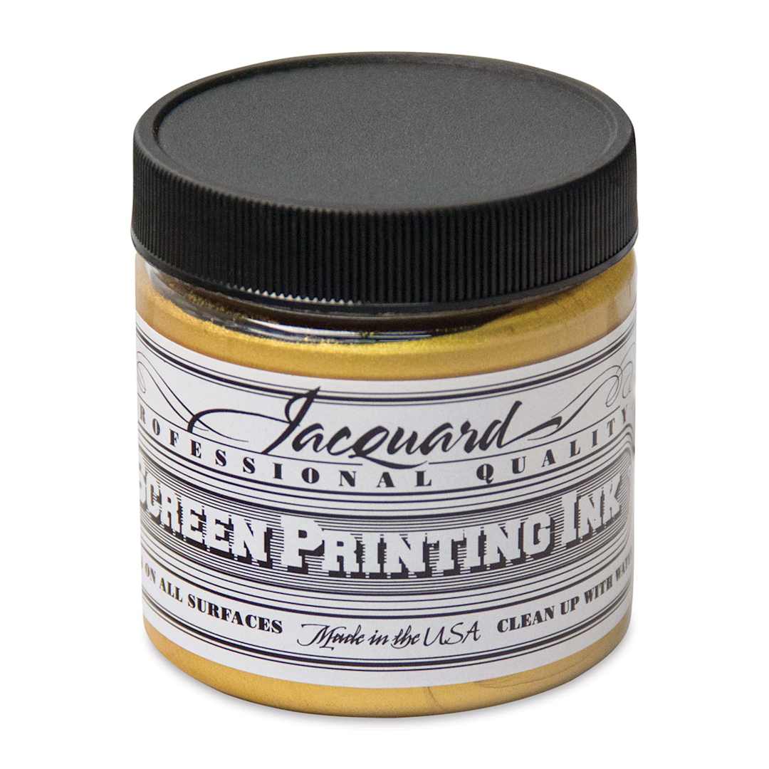 Open in modal - Jacquard Screen Printing Ink - Solar Gold (Metallic), 4 oz