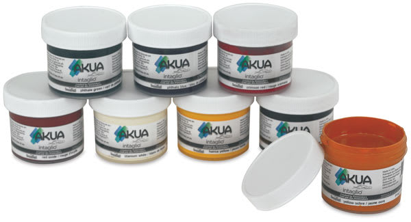 Open in modal - Akua Intalio Inks - 8-Color Sampler Pack, 59 ml Jars