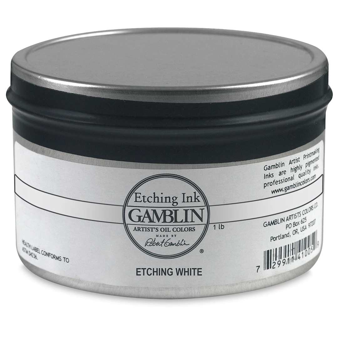 Open in modal - Gamblin Etching Ink - Etching White, 1 lb