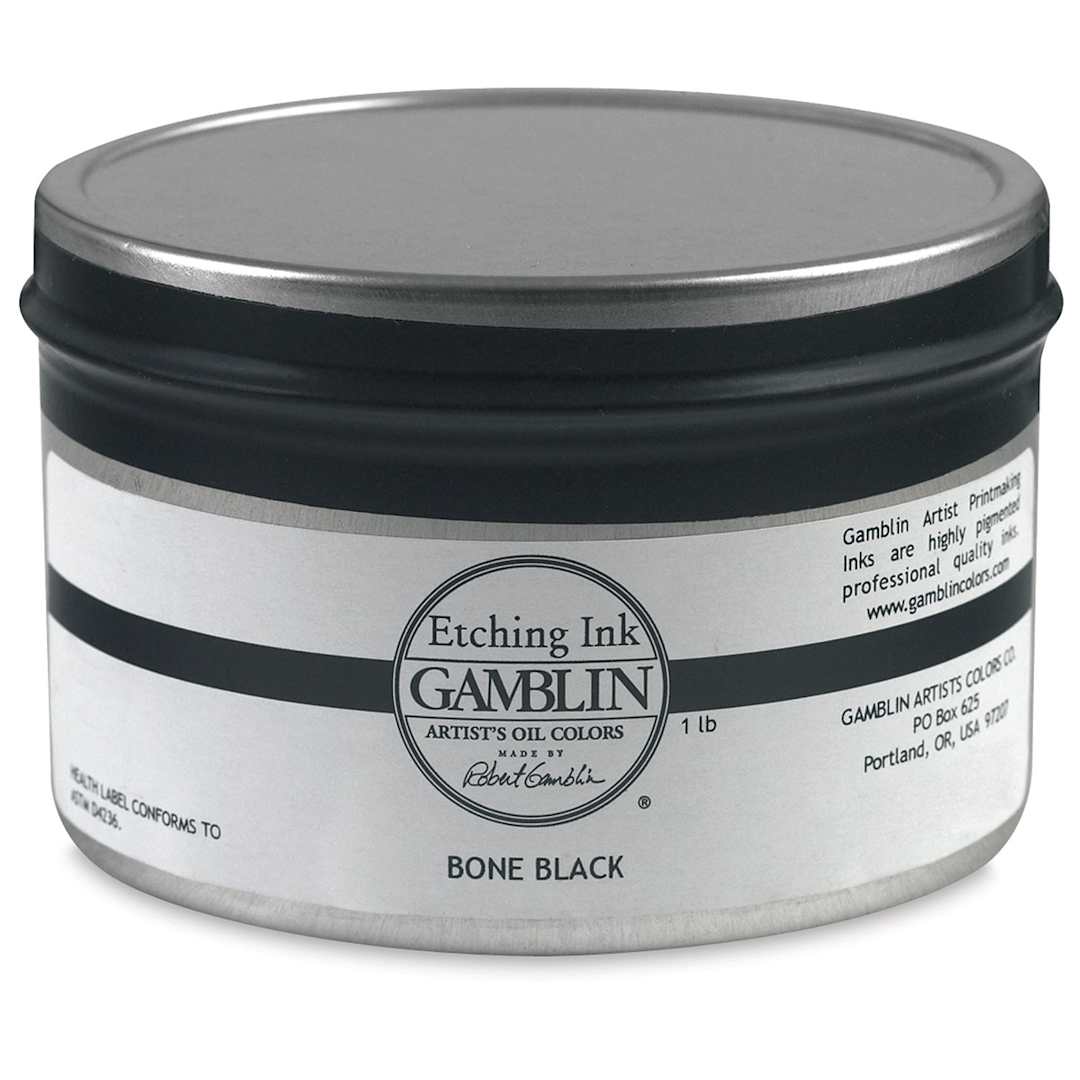 Open in modal - Gamblin Etching Ink - Bone Black, 1 lb