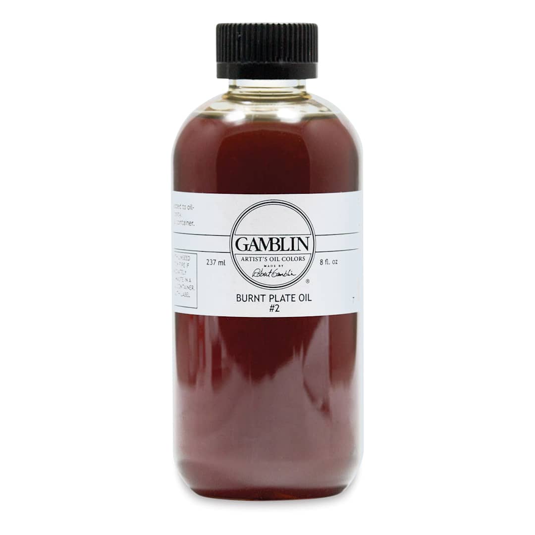 Open in modal - Gamblin Burnt Plate Oil #2 - 237 ml