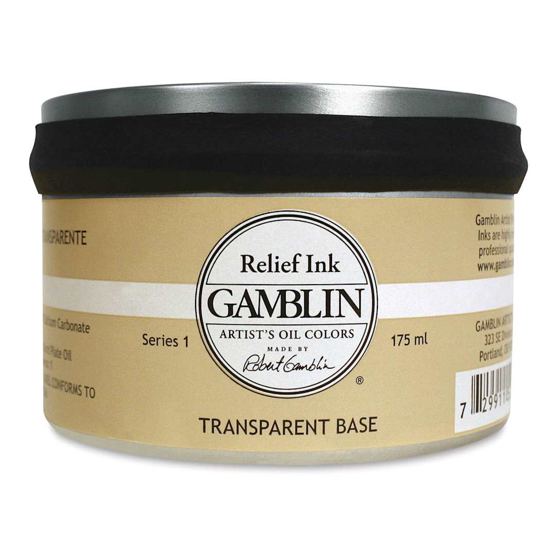 Open in modal - Gamblin Artist's Colors Relief Ink Transparent Base - 175 ml