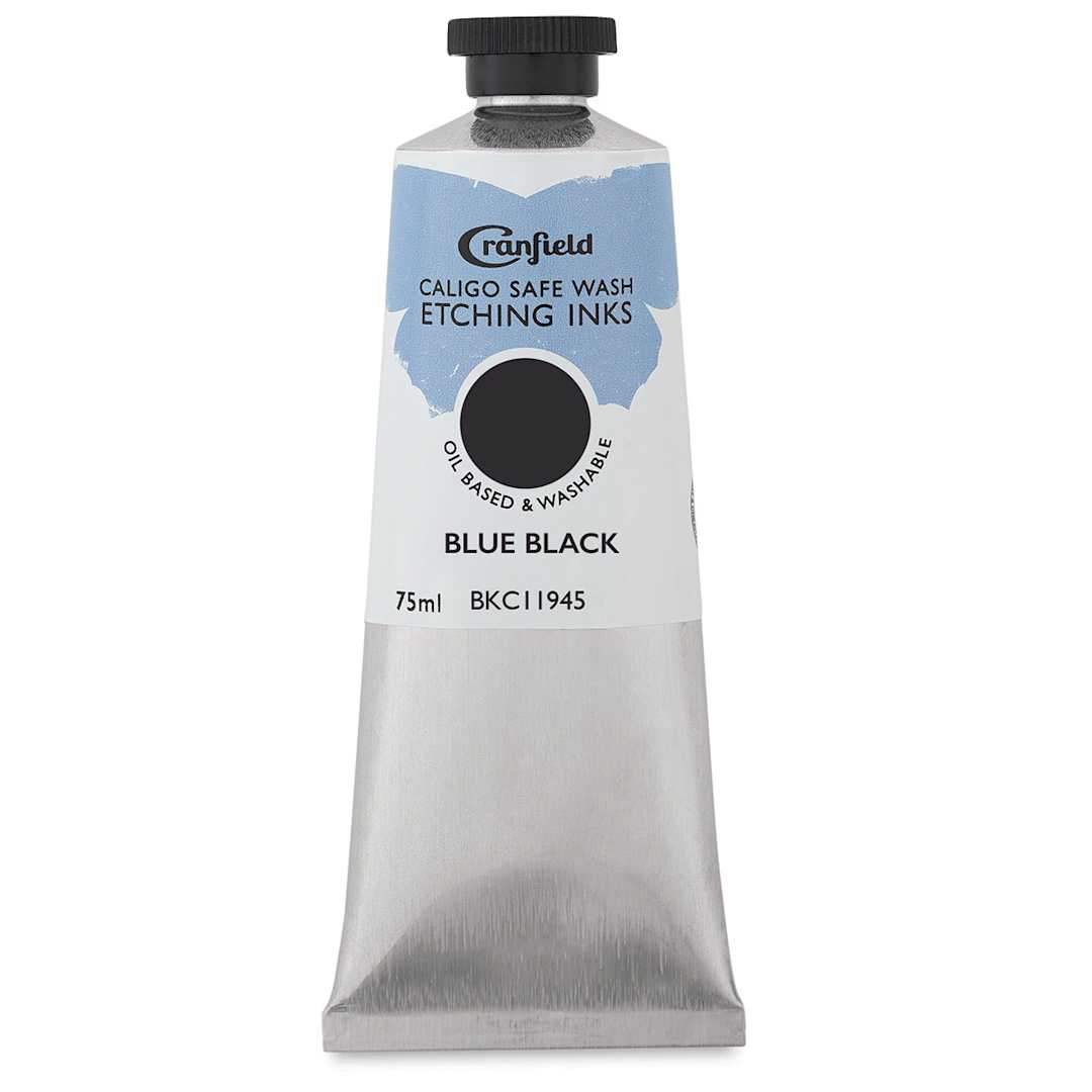 Open in modal - Cranfield Caligo Safe Wash Etching Ink - Blue Black, 75 ml Tube