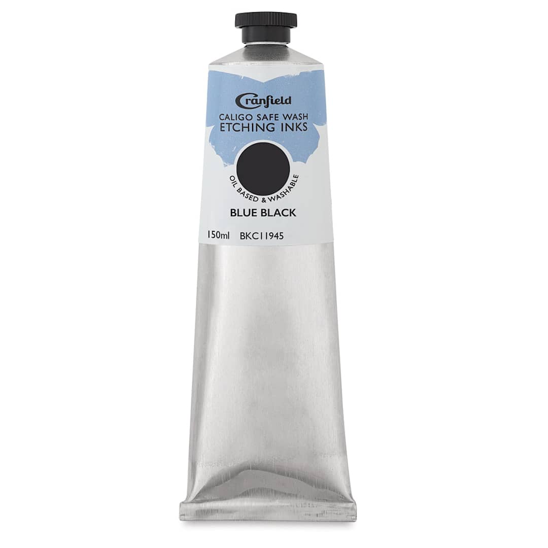 Open in modal - Cranfield Caligo Safe Wash Etching Ink - Blue Black, 150 ml Tube