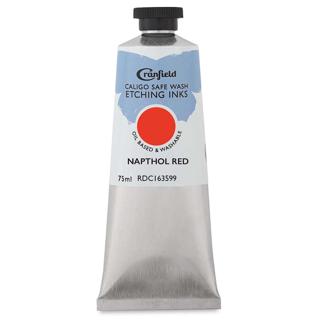 Open in modal - Cranfield Caligo Safe Wash Etching Ink - Napthol Red, 75 ml Tube