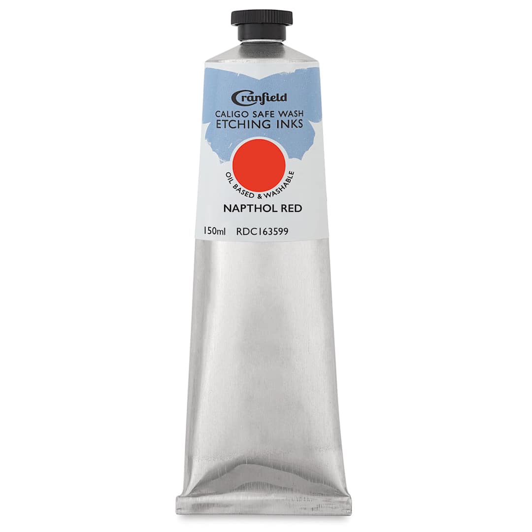 Open in modal - Cranfield Caligo Safe Wash Etching Ink - Napthol Red, 150 ml Tube